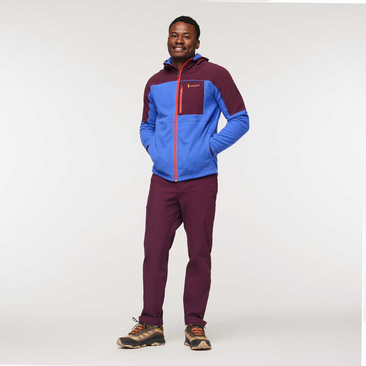 Soft Layering Warmth Abrazo Hooded Full-Zip Fleece Jacket - Men s