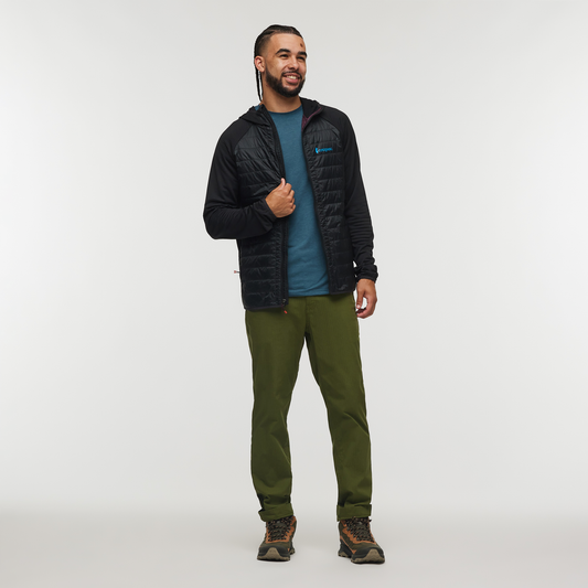 Comfortable Sun Coverage Capa Hybrid Insulated Hooded Jacket - Men s