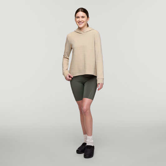 Soft Adventure Layer Atajo Long-Sleeve Waffle Hoodie - Women s