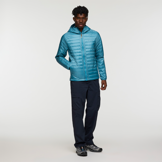 Comfortable Sun Coverage Capa Insulated Hooded Jacket - Men s