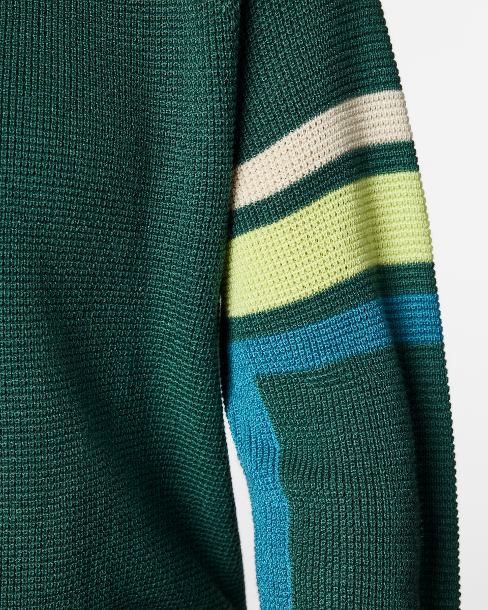 Casual Outdoor Style Libre Waffle Crew Sweater - Women s