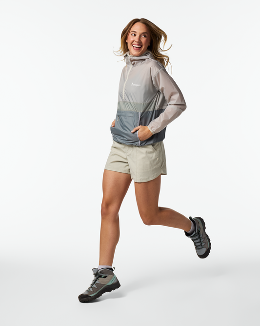 Lightweight Wind Coverage Teca Half-Zip Windbreaker - Women s
