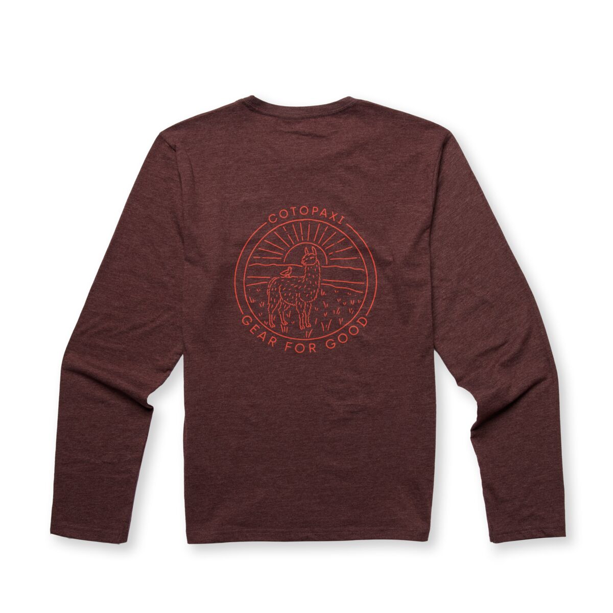 Casual Adventure Style Hello Llama Long-Sleeve T-Shirt - Men s