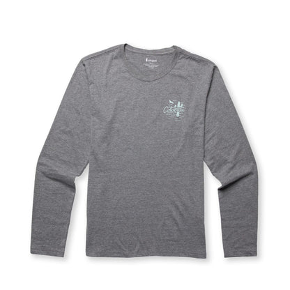Casual Adventure Style Hello Llama Long-Sleeve T-Shirt - Men s