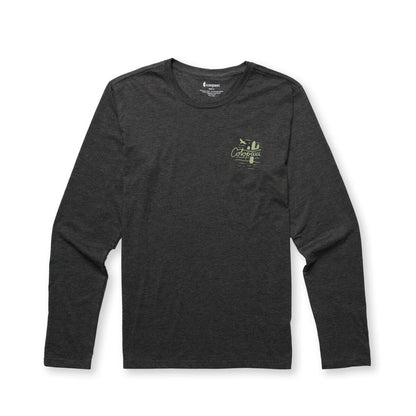 Casual Adventure Style Hello Llama Long-Sleeve T-Shirt - Men s