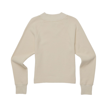 Casual Outdoor Style Atajo Long-Sleeve Waffle V-Neck - Women s