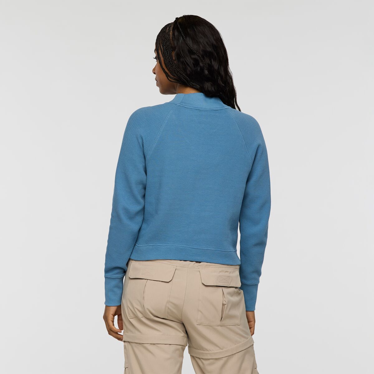 Everyday Layering Comfort Atajo Long-Sleeve Waffle V-Neck - Women s