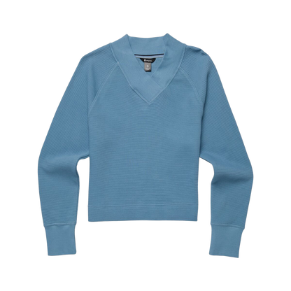 Everyday Layering Comfort Atajo Long-Sleeve Waffle V-Neck - Women s