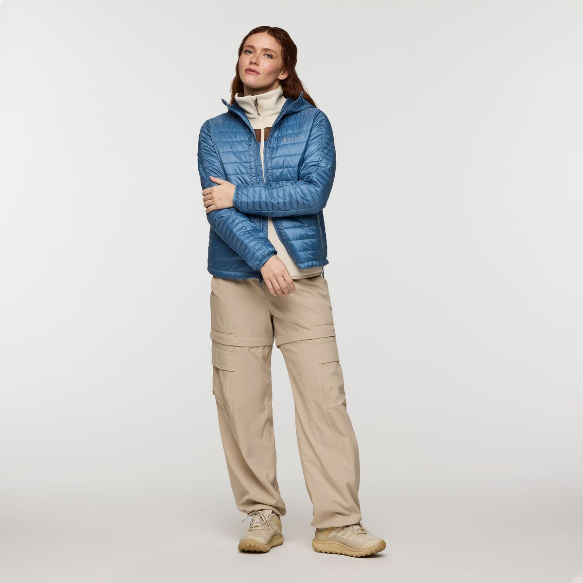 Comfortable Sun Coverage Capa Insulated Hooded Jacket - Women s