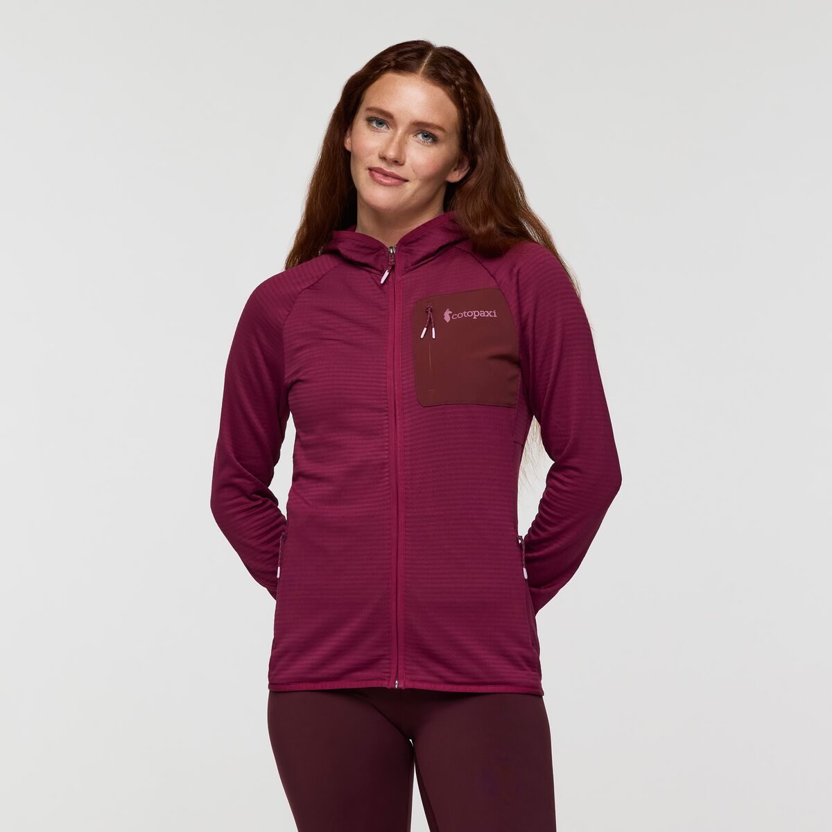 Soft Layering Warmth Otero Fleece Full-Zip Hooded Jacket - Women s