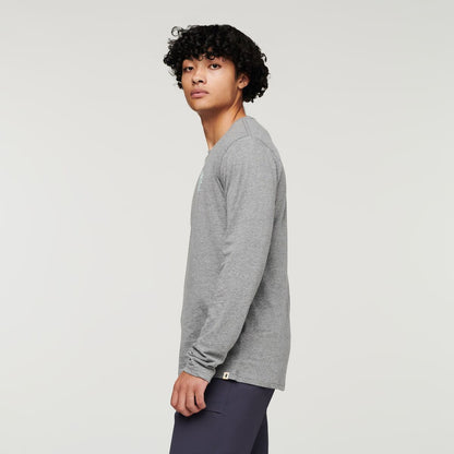 Casual Adventure Style Hello Llama Long-Sleeve T-Shirt - Men s