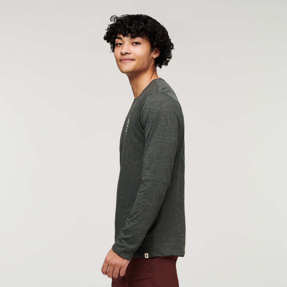 Casual Adventure Style Hello Llama Long-Sleeve T-Shirt - Men s
