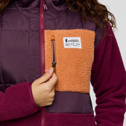 Everyday Fleece Comfort Trico Hybrid Hooded Jacket - Women s