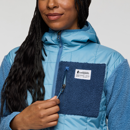 Everyday Fleece Comfort Trico Hybrid Hooded Jacket - Women s