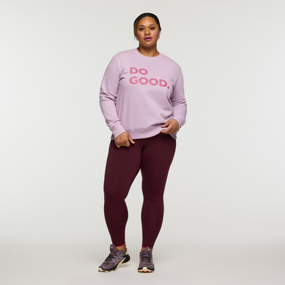 Casual Outdoor Style Do Good Crew Sweatshirt - Women s