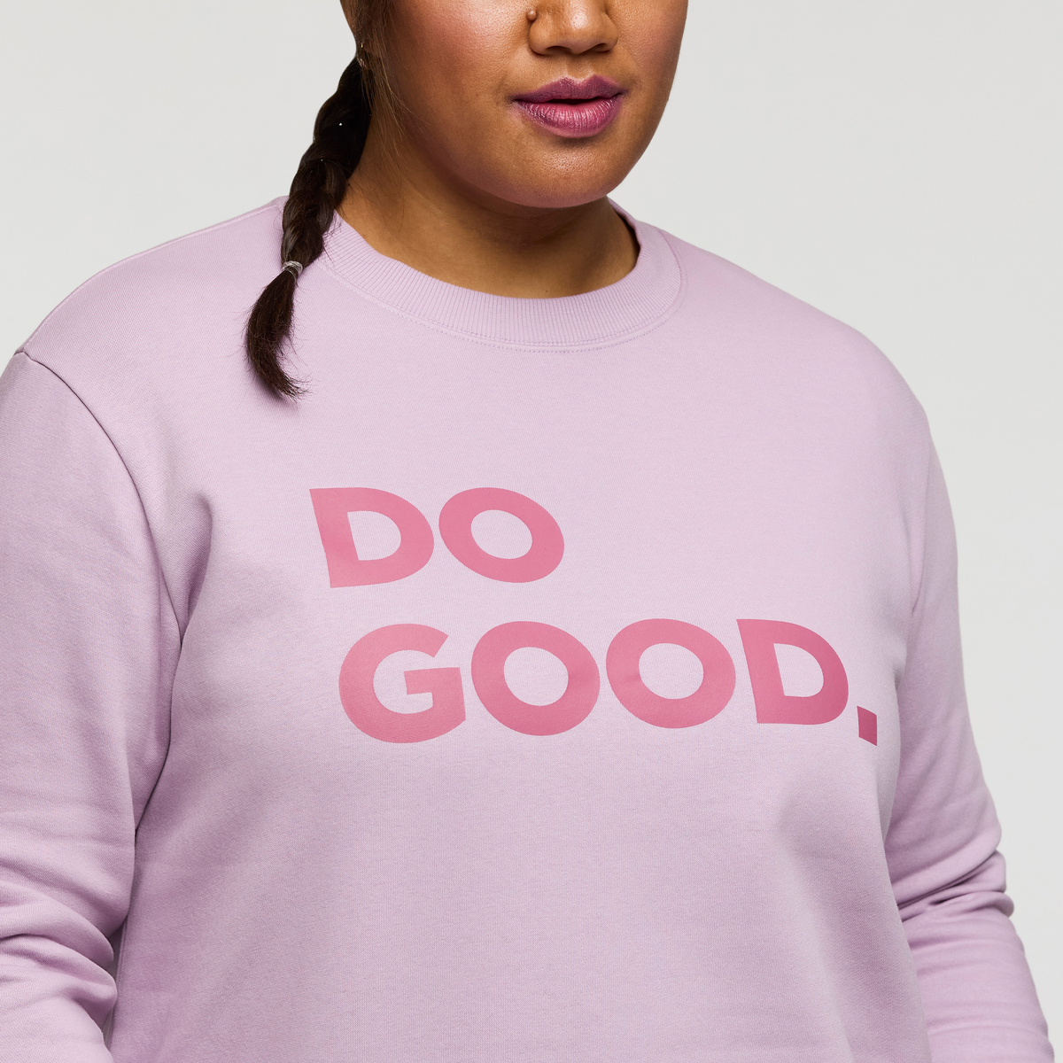 Casual Outdoor Style Do Good Crew Sweatshirt - Women s