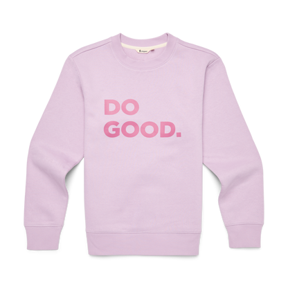 Casual Outdoor Style Do Good Crew Sweatshirt - Women s