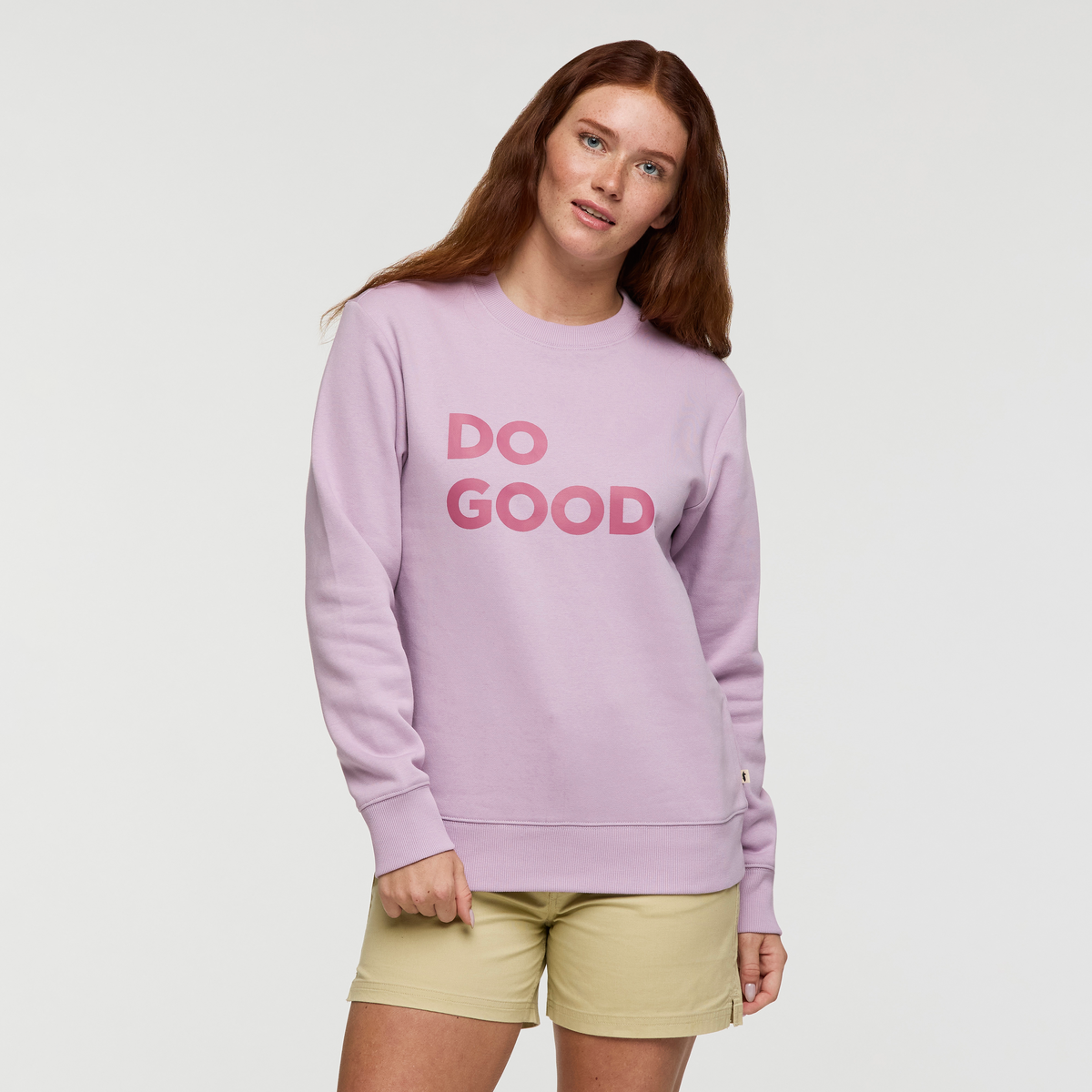 Casual Outdoor Style Do Good Crew Sweatshirt - Women s