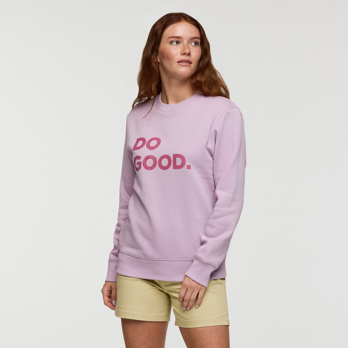 Casual Outdoor Style Do Good Crew Sweatshirt - Women s