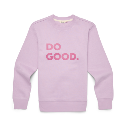 Casual Outdoor Style Do Good Crew Sweatshirt - Women s