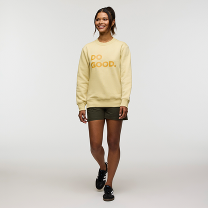 Casual Outdoor Style Do Good Crew Sweatshirt - Women s