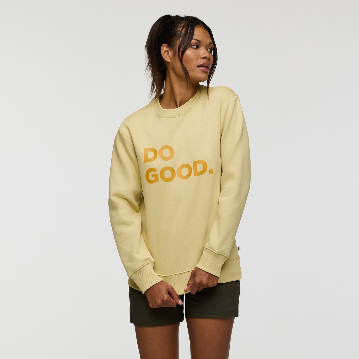 Casual Outdoor Style Do Good Crew Sweatshirt - Women s