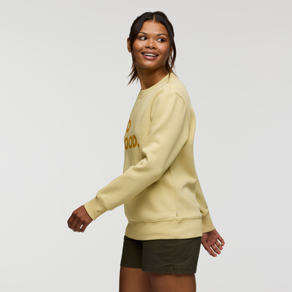 Casual Outdoor Style Do Good Crew Sweatshirt - Women s