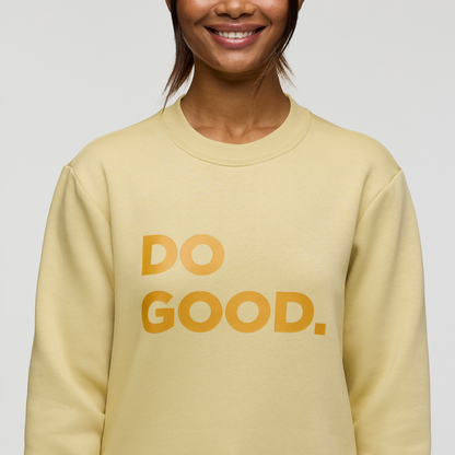 Casual Outdoor Style Do Good Crew Sweatshirt - Women s