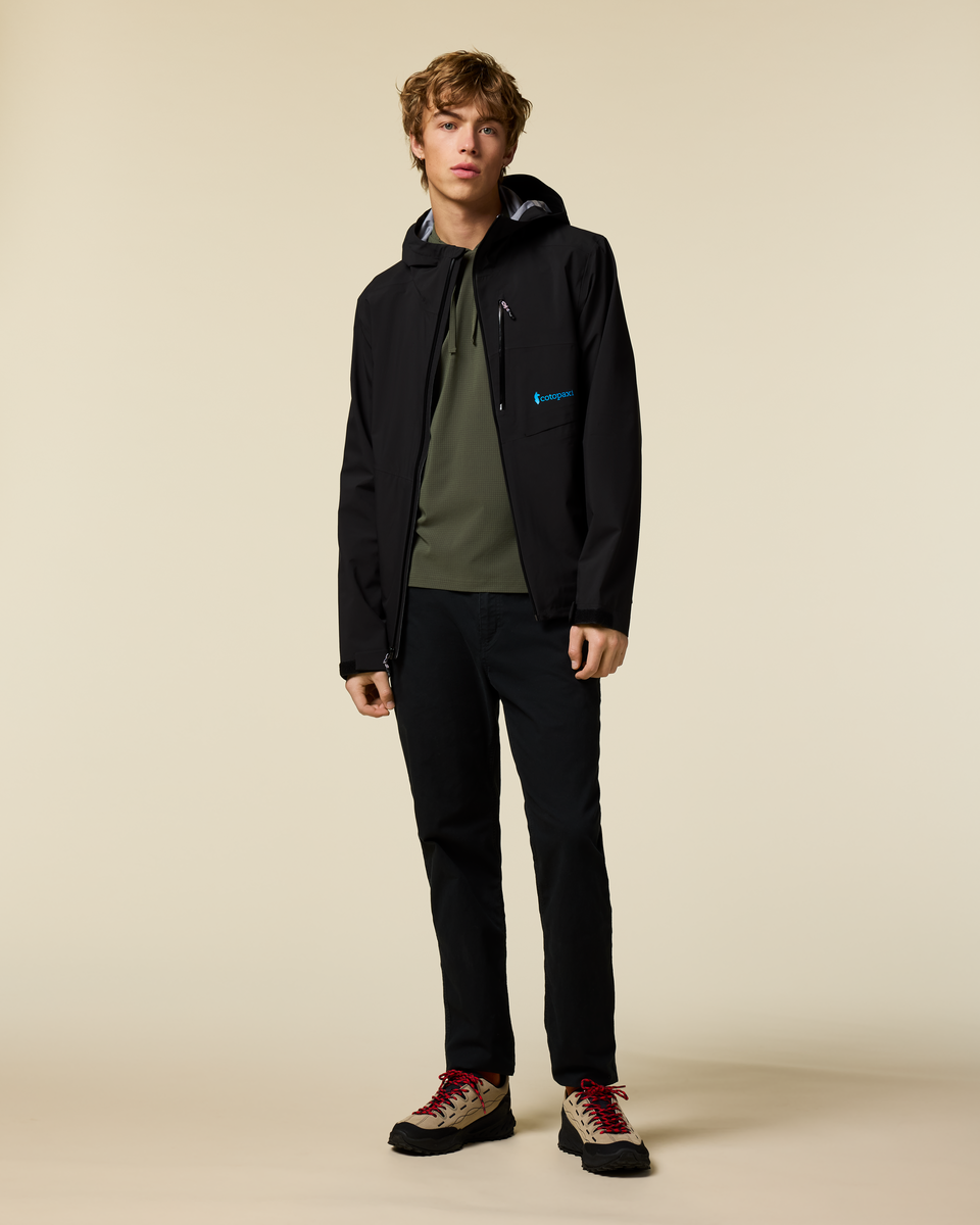 Rainy Day Protection Impermeo 3L Hooded Shell Jacket - Men s