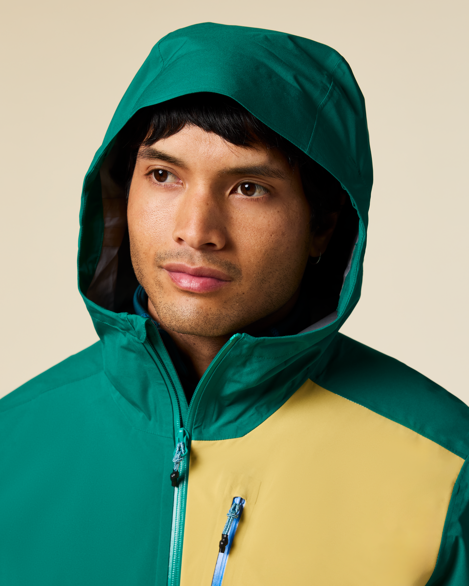 Outdoor Shell Comfort Impermeo 3L Hooded Shell Jacket - Men s