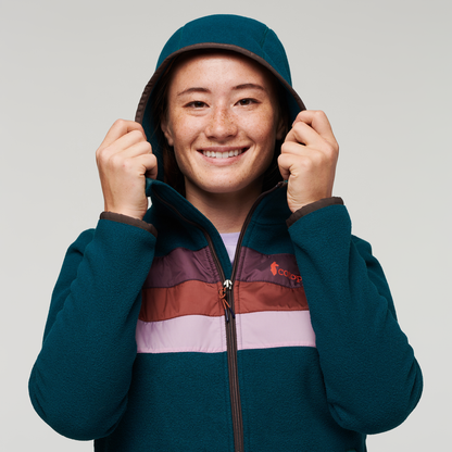 Trail Ready Layer Teca Fleece Hooded Full-Zip Jacket - Women s