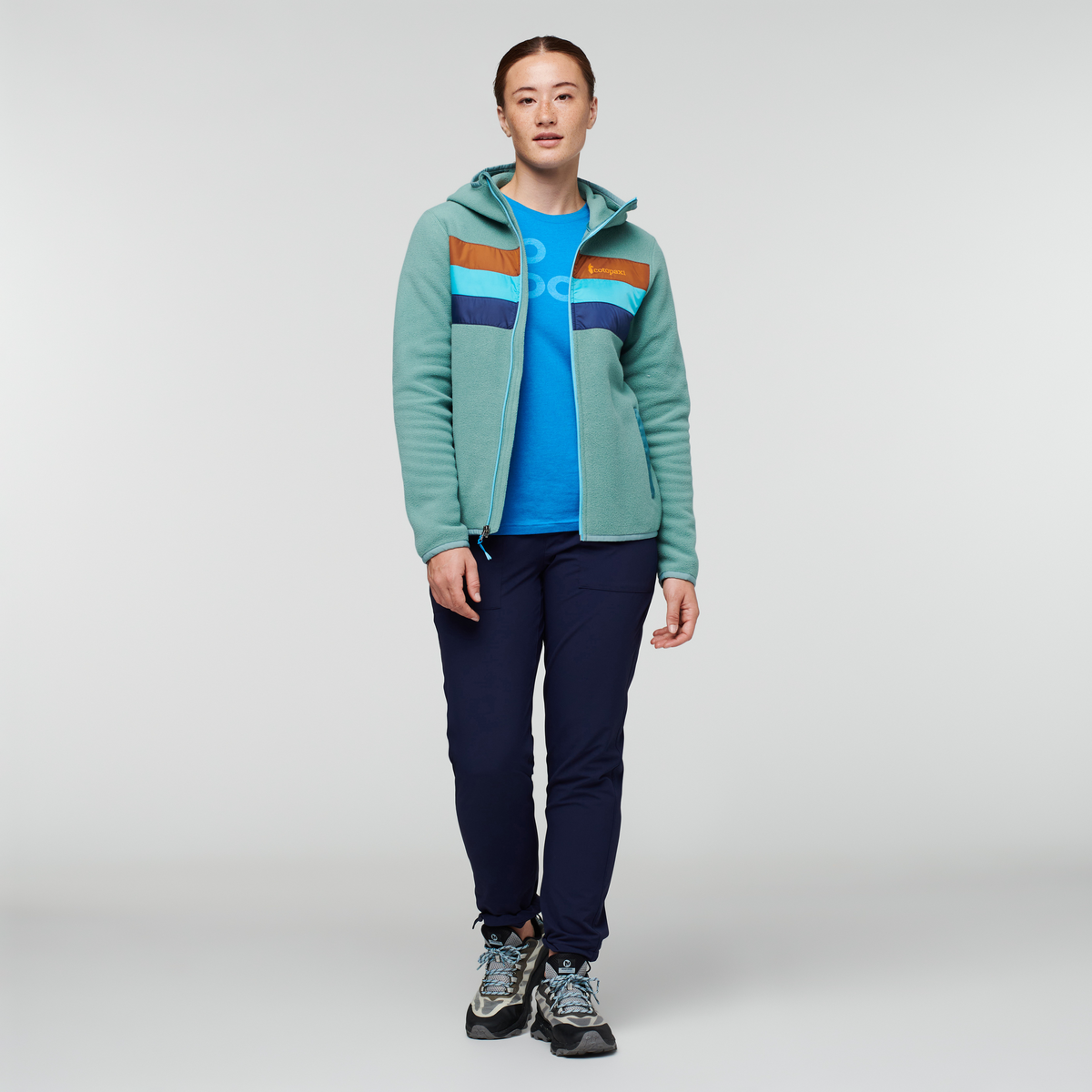 Trail Ready Layer Teca Fleece Hooded Full-Zip Jacket - Women s