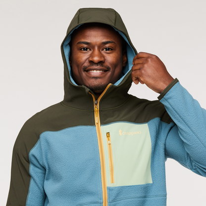 Soft Layering Warmth Abrazo Hooded Full-Zip Fleece Jacket - Men s