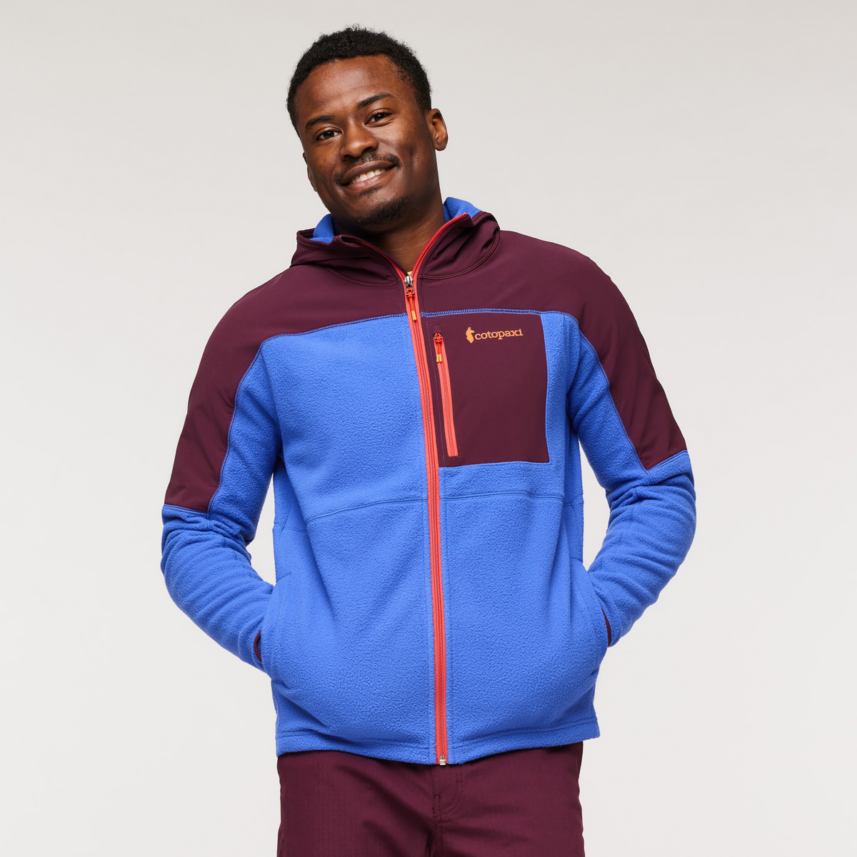 Soft Layering Warmth Abrazo Hooded Full-Zip Fleece Jacket - Men s