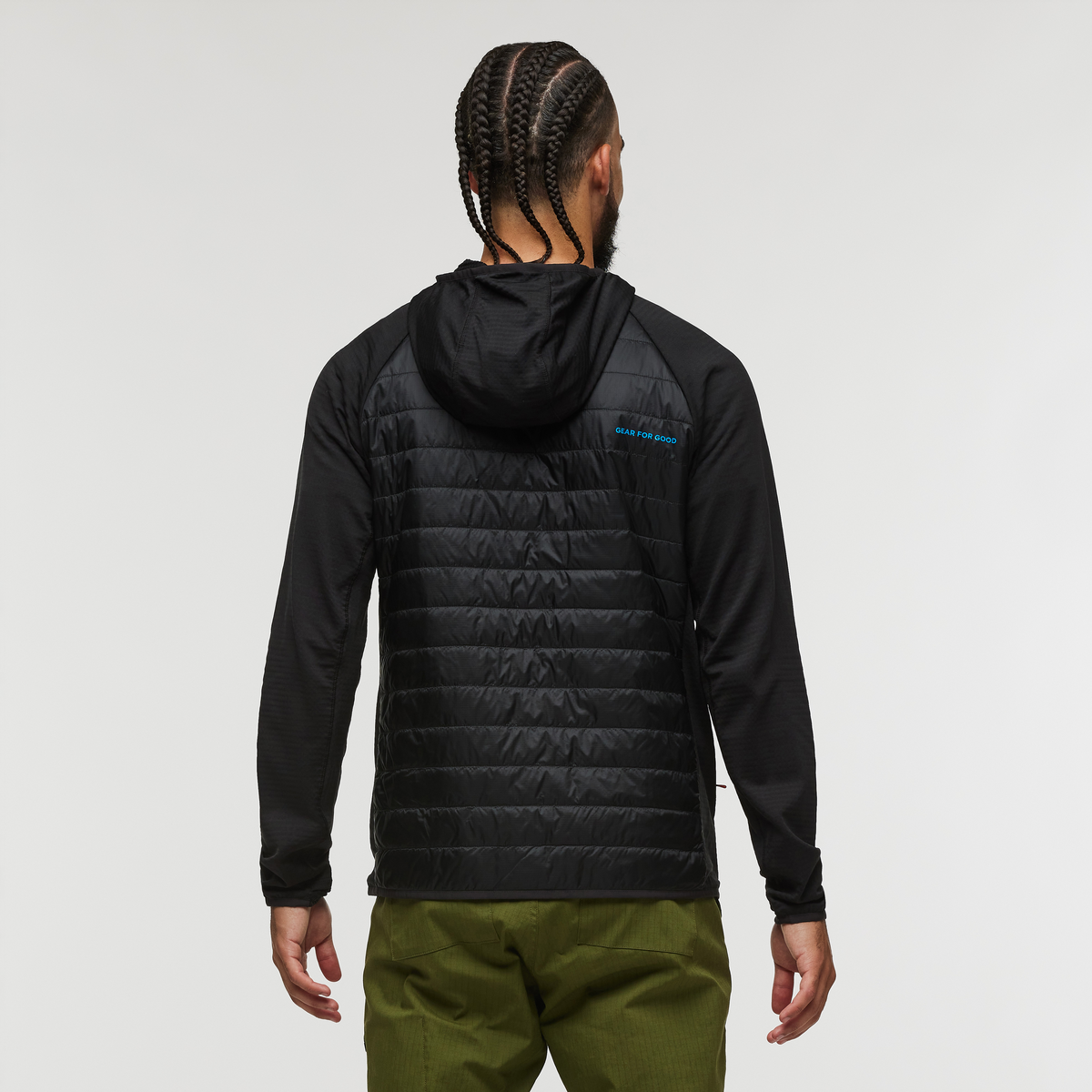 Comfortable Sun Coverage Capa Hybrid Insulated Hooded Jacket - Men s