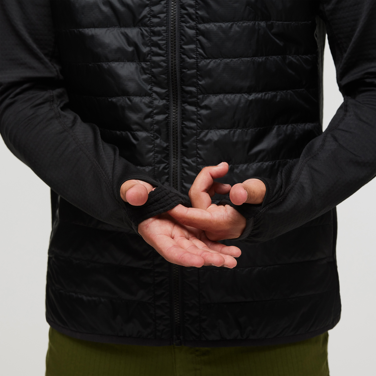 Comfortable Sun Coverage Capa Hybrid Insulated Hooded Jacket - Men s