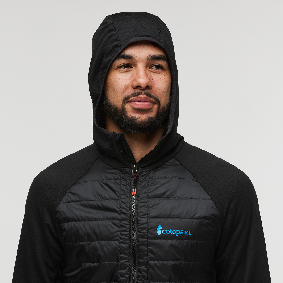 Comfortable Sun Coverage Capa Hybrid Insulated Hooded Jacket - Men s
