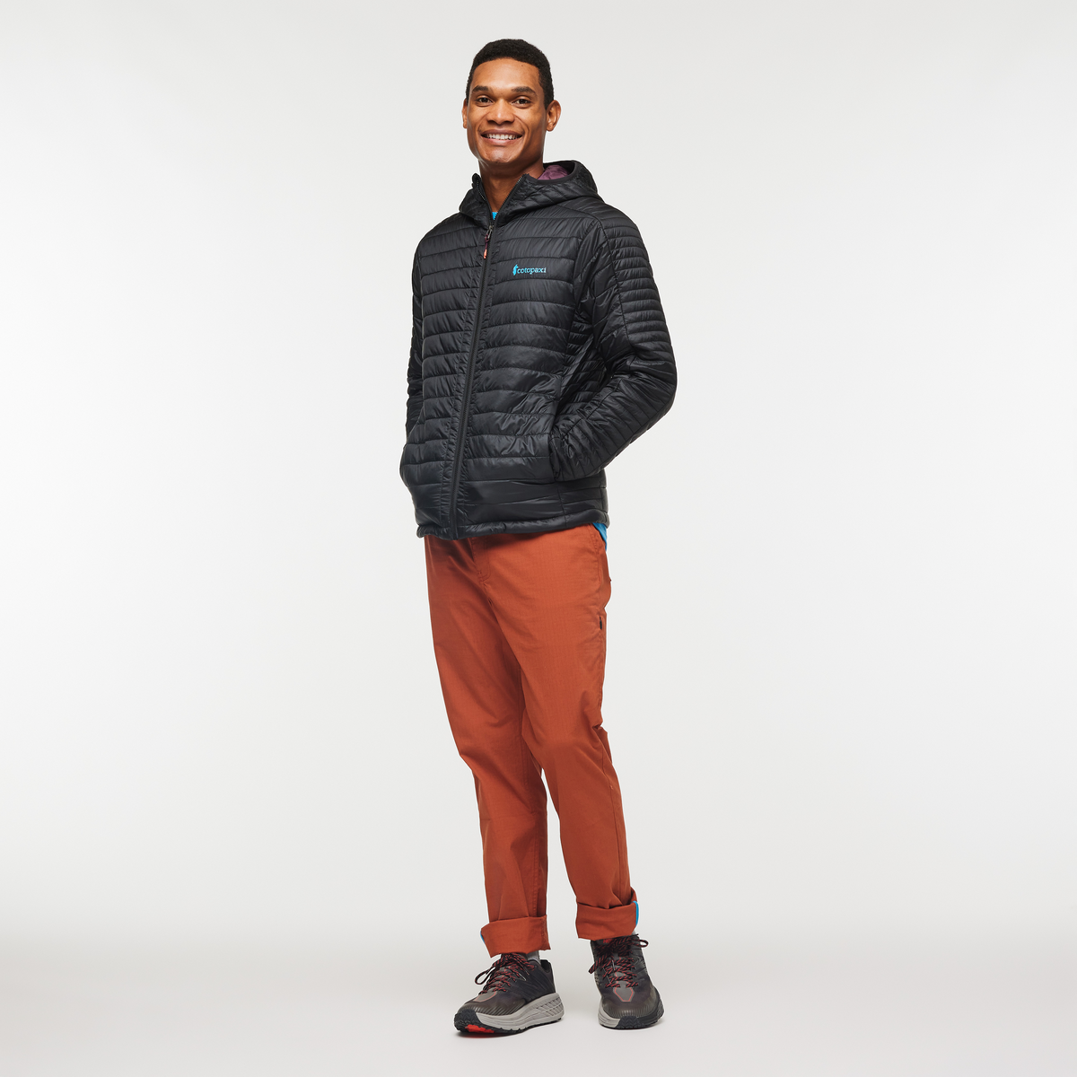 Comfortable Sun Coverage Capa Insulated Hooded Jacket - Men s