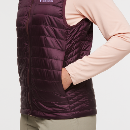 Comfortable Sun Coverage Capa Insulated Vest - Women s