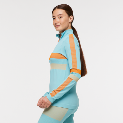 Everyday Layering Comfort Debajo Seamless Baselayer Quarter-Zip - Outd