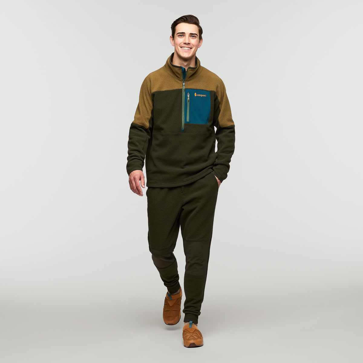 Soft Layering Warmth Abrazo Fleece Half-Zip Jacket - Men s