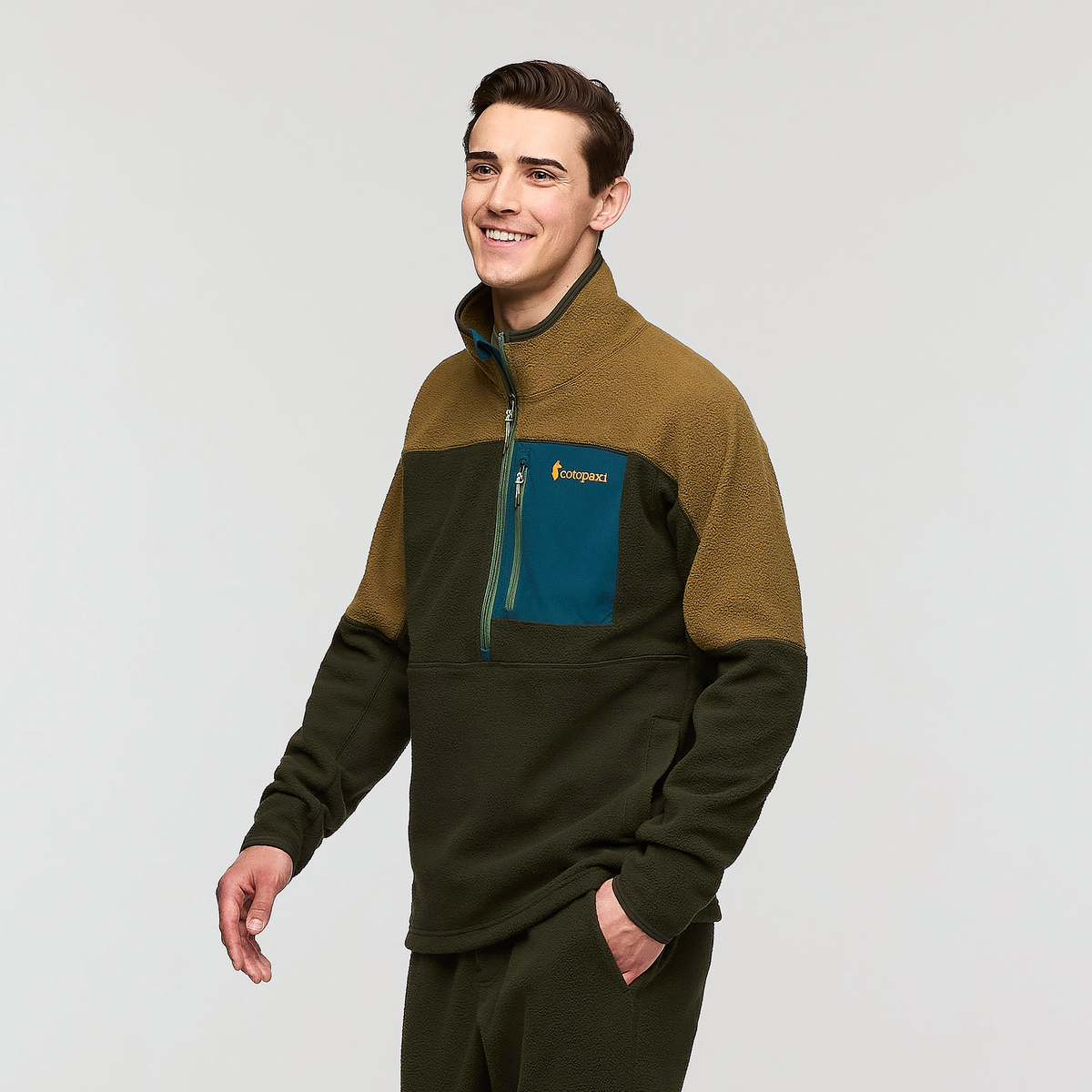 Soft Layering Warmth Abrazo Fleece Half-Zip Jacket - Men s