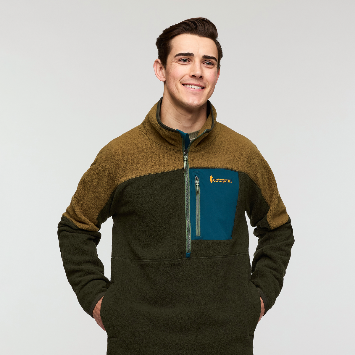 Soft Layering Warmth Abrazo Fleece Half-Zip Jacket - Men s