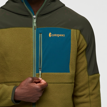 Soft Layering Warmth Abrazo Hooded Full-Zip Fleece Jacket - Men s