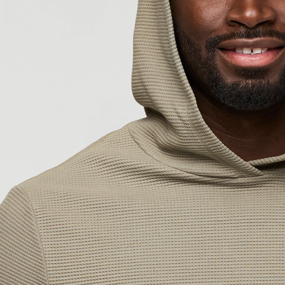 Soft Adventure Layer Atajo Long-Sleeve Waffle Hoodie - Men s