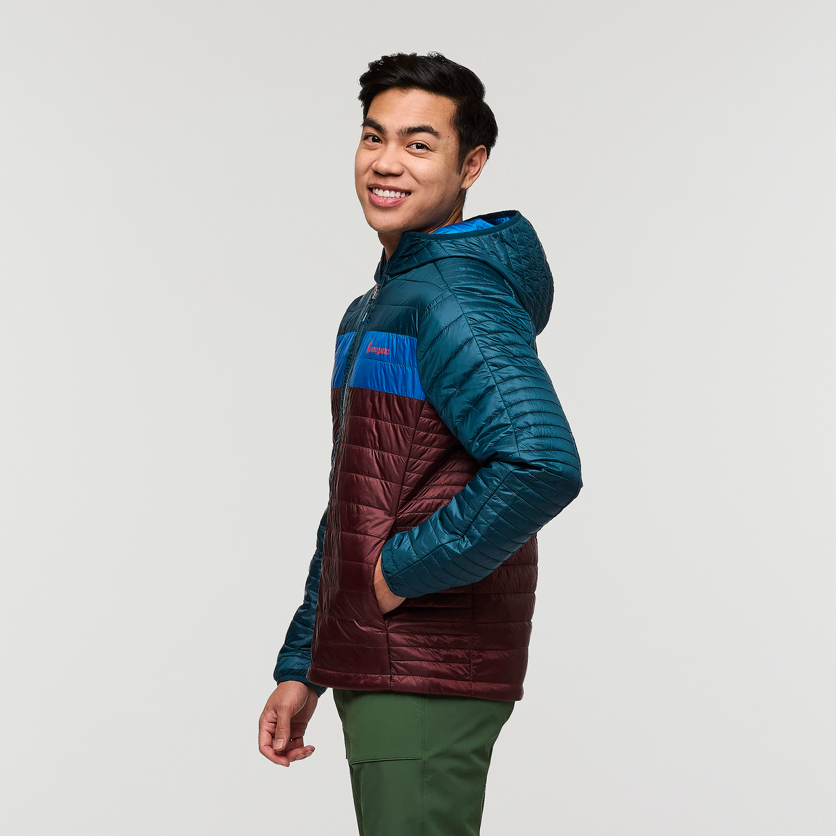 Comfortable Sun Coverage Capa Insulated Hooded Jacket - Men s