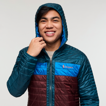 Comfortable Sun Coverage Capa Insulated Hooded Jacket - Men s