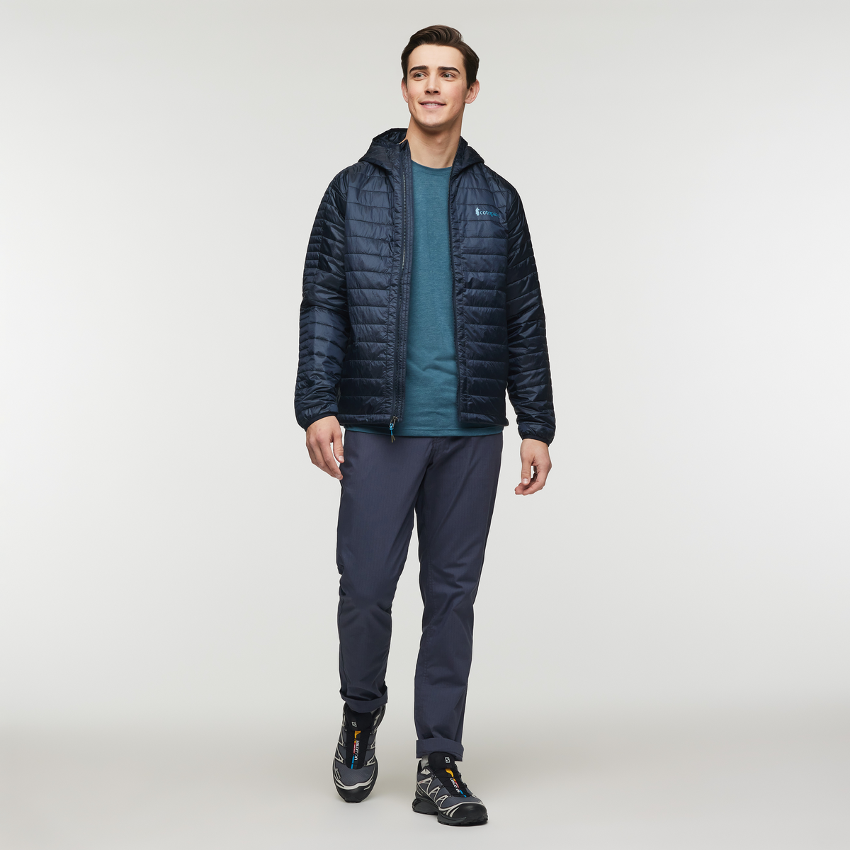 Comfortable Sun Coverage Capa Insulated Hooded Jacket - Men s