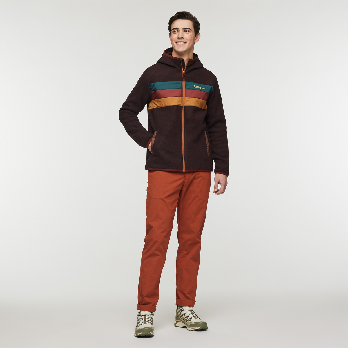 Trail Ready Layer Teca Fleece Hooded Full-Zip Jacket - Men s