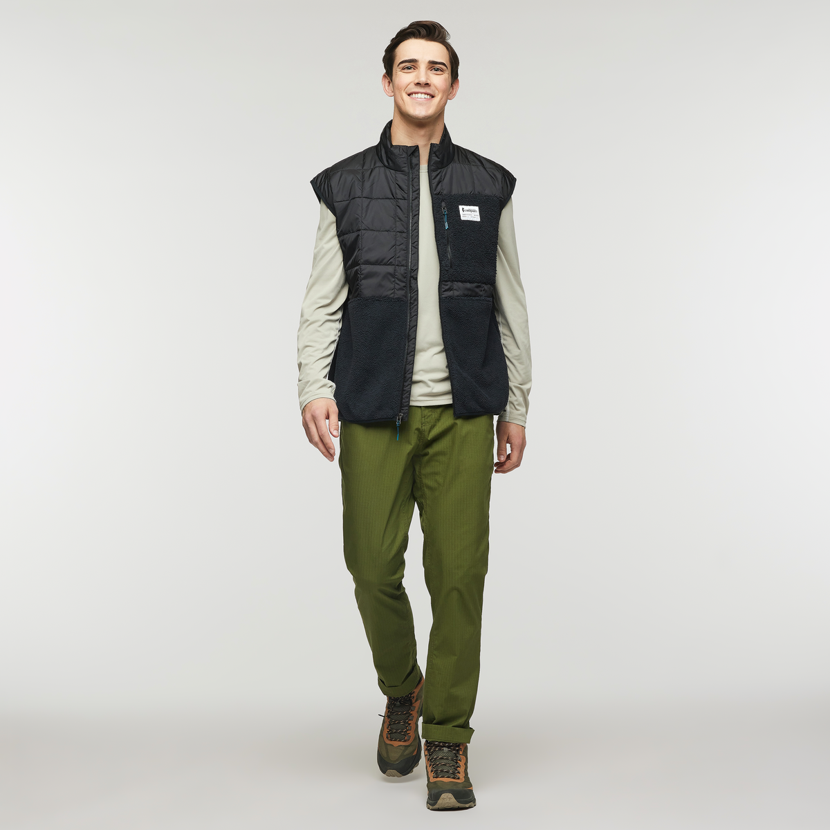 Soft Layering Warmth Trico Hybrid Vest - Men s